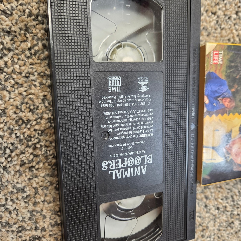 Vintage Animal VHS Lot 6 Tapes Animals Are People Too Jack Hanna Nature Babies - Picture 9 of 9